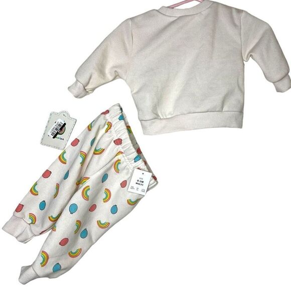 NEW Cocomelon Full Of Love Sweatshirt Jogger Set 0-3M - Picture 5 of 5